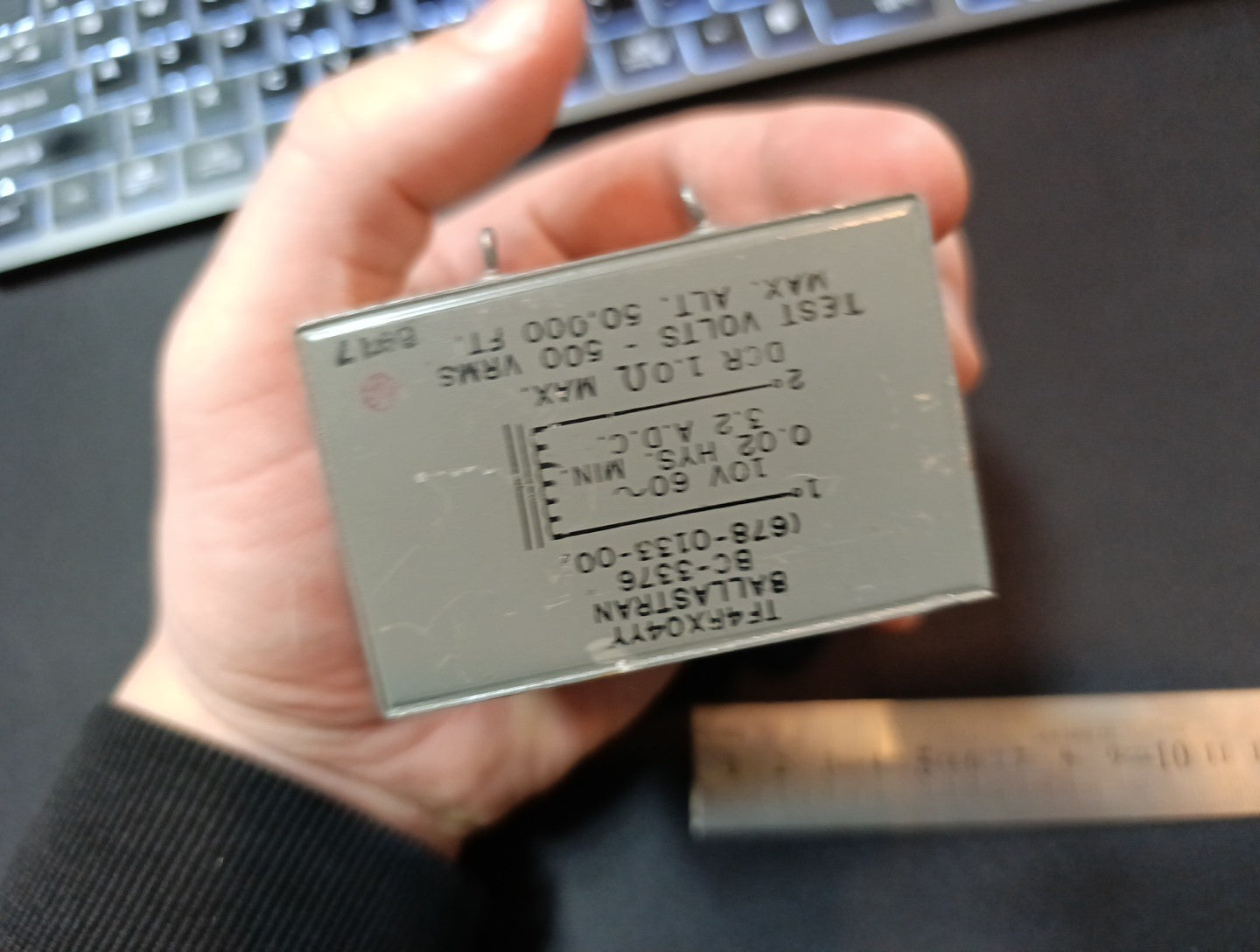 Ballastran BC - 3376 modulation transformer TF4RX04YY NOS HAM radio