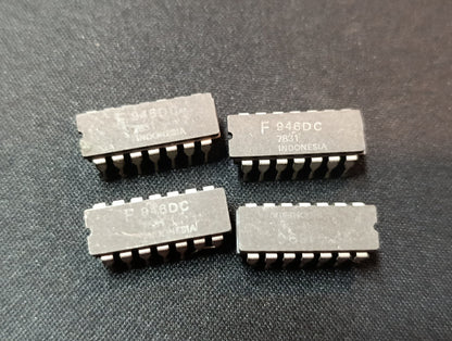 (4 pcs) 946DC Fairchild (F946DC) IC Ceramic Dip microprocessor DIP New NOS