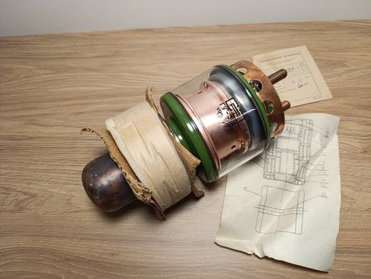 GU-39B ГУ-39Б SOVIET Generator Transmitting TRIODE TUBE NOS never used tube