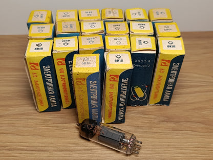 4pcs. 6I1P 6И1П TRIODE HEPTODE TUBES = ECH81 6AJ8 NOS Soviet NEW NOS 70-80's