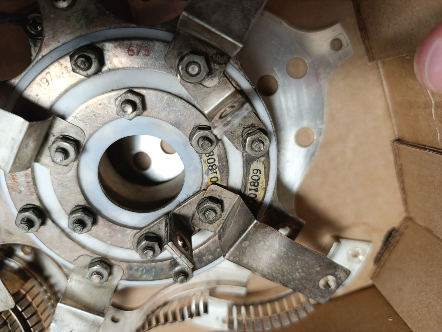 Parts OR NOT Working socket Y297-A Eimac parts for 4CX5000A (damaged)