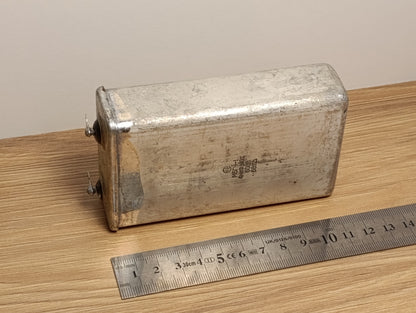 1pcs. 4uF 500V Metal-Paper Capacitors MBGCh-1 / МБГЧ-1 USSR NEW. MILITARY