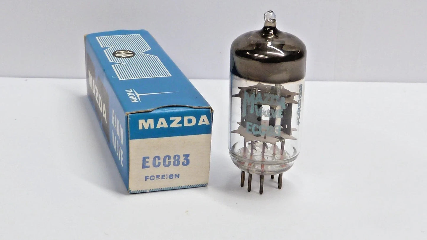 Mazda Foreign ECC83 12AX7 Boxed NOS NIB Tube Radio amp Valve