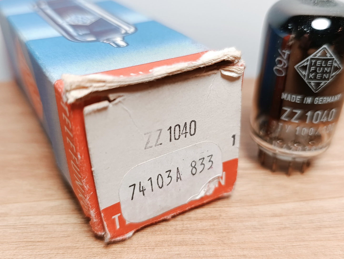 ZZ1040 ZZ-1040 Telefunken Electron Vacuum Tube Valve
