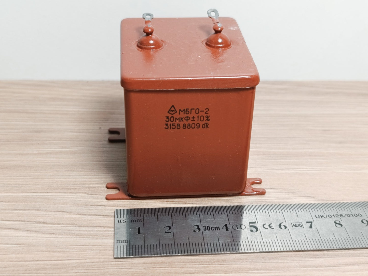 1Pcs. 30uF 315 V RUSSIAN PAPER IN OIL PIO AUDIO CAPACITORS MBGO-2 МБГO-2 NEW