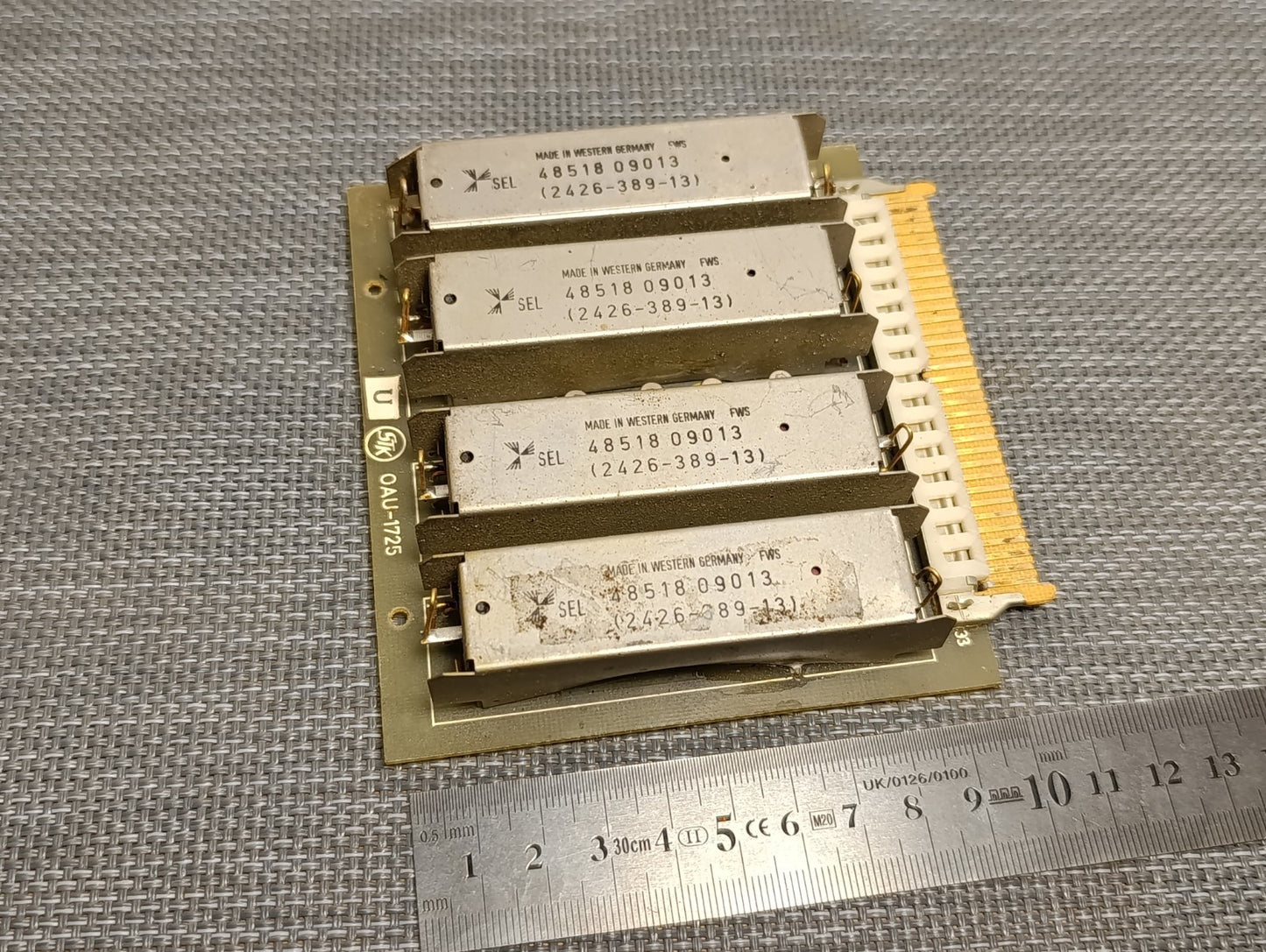 Board With 4Pcs. Filtrs SEL 48518 0913 2426-389-13 STK 0AU-1725 used