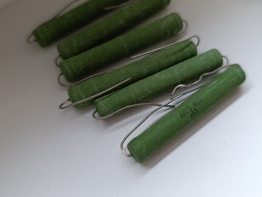 Green Jantzen Audio Superes Audio Grade Resistors  10W 5.6 Ohm 5,6 NEW 6pcs LOT