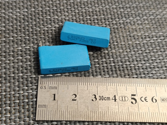 Siemens B32523-N3474-K Capacitors, 0.47uF, 250V (2pcs.)  NOS NEW
