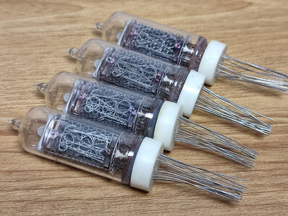 4x IN-19A Tubes Nixie (IN19A NИН-19A) NEW NEW NOS Tested