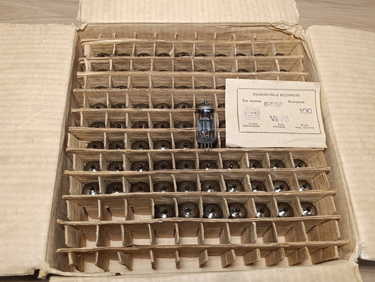 88pcs. 6N1P-VI / 6H1П-BИ Double triode Radio tube NEW NOS OTK MILITARY 1976 date