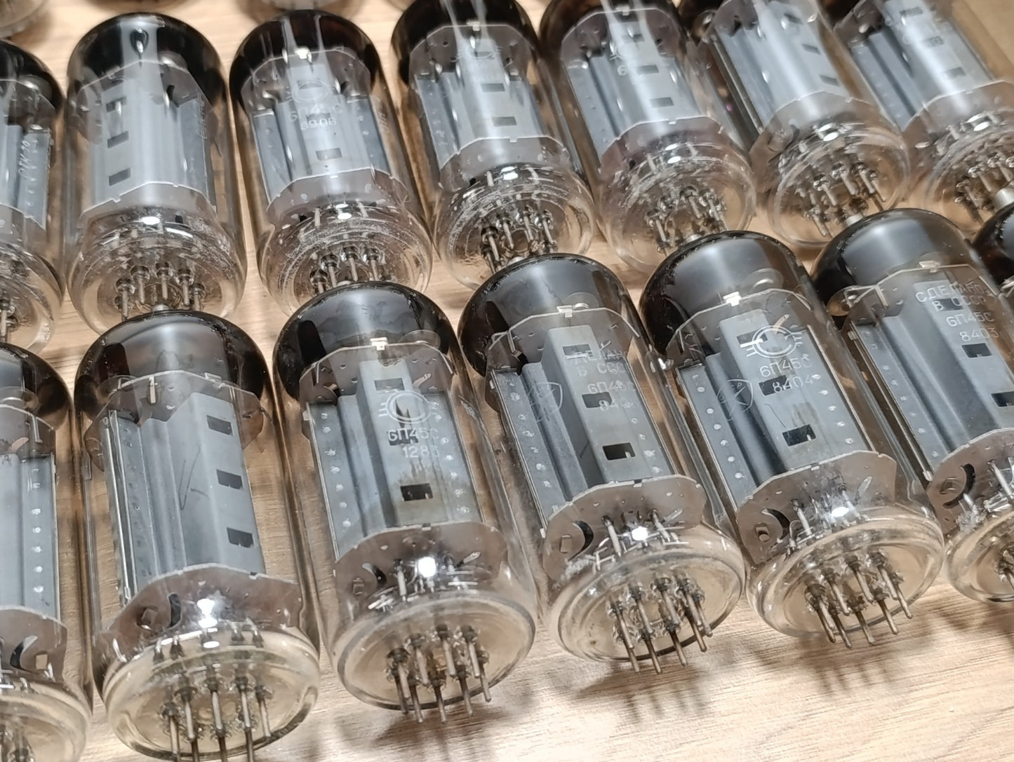 4 pcs. LOT Little Used 6P45S Svetlana tubes - NOT Matched Similar:  EL509 / 6KG6