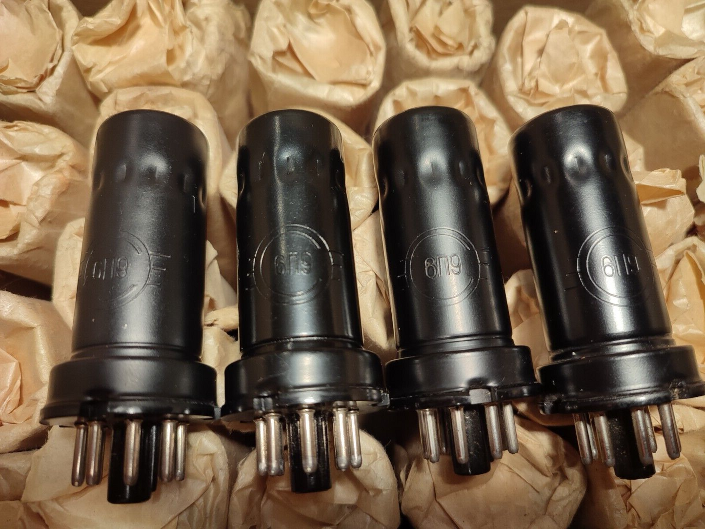 4 pcs 6P9 /6AG7/ - 6L10 Russian Output Pentode SVETLANA NOS Tubes