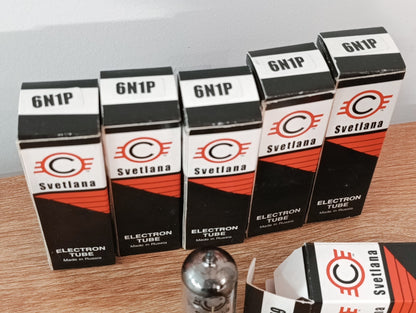 6pcs. Audio Valve Vacuum Tube Russia SVETLANA 6N1P 6H1P Replace 6N1