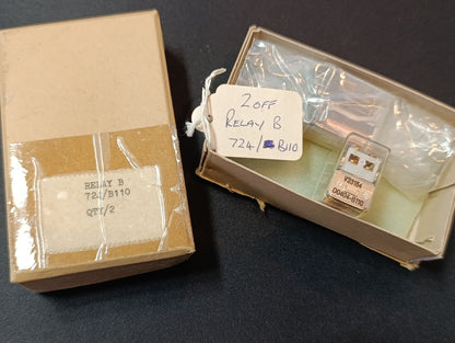 (2Pcs.) LOT Siemes 724 B110 V23154 A3 RELAY 00400-B110 NOS NEW