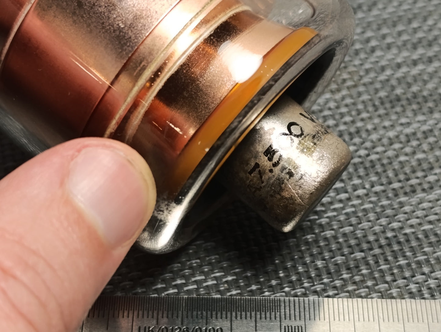 1pcs. 250 pf, 7.5 KV Peak, Jennings JCS-250 Fixed Vacuum Capacitor USED