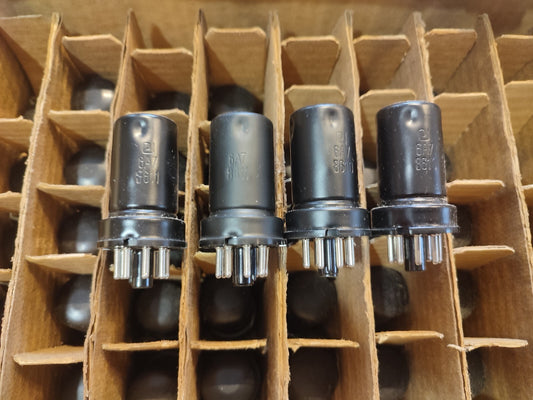 4pcs 6A7 (6SA7 6SB7 5961 6A7) USSR HEPTODE TUBES / NOVOSIBIRSK / Same Date NEW