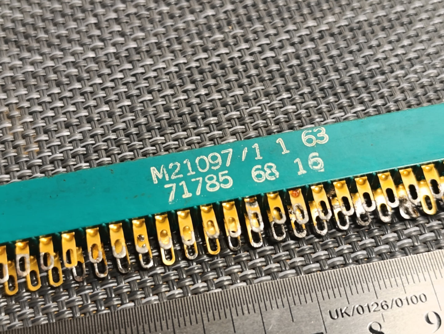 CINCH 50-44A-30 Card Edge Connector, Dual Side, 1.8 mm, 44 Pin USA made USED