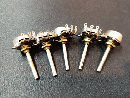 5Pcs. Potentiometer LESA 220KA Vintage Aircraft Ham radio NEW variable resistor