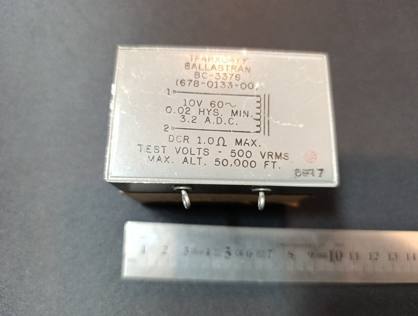 Ballastran BC - 3376 modulation transformer TF4RX04YY NOS HAM radio