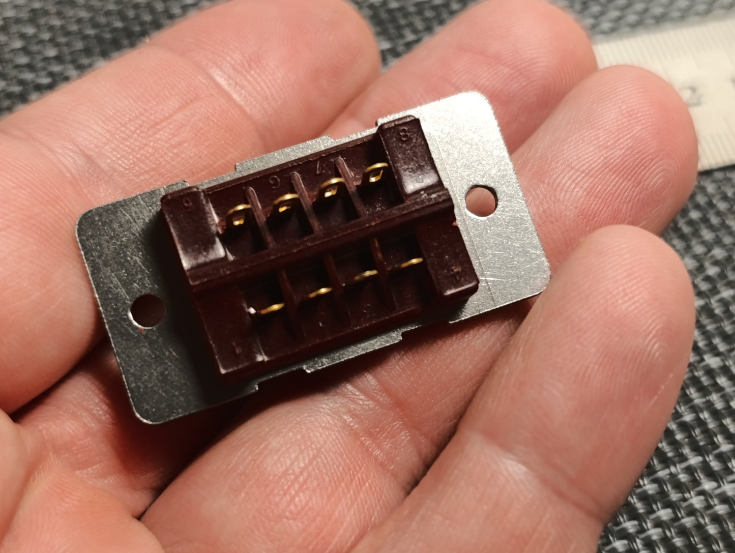 Snap on 8way Plug RAD-E803261 NEW never used 1 pcs gold plated
