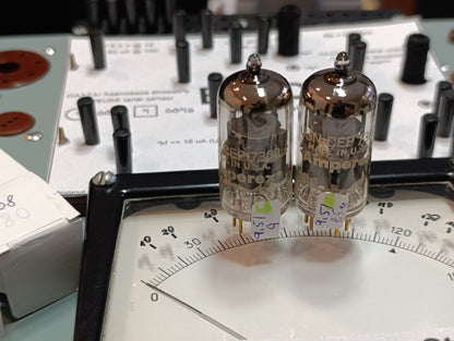 Pair Amperex gold 7308 = E188CC / E88CC Tube  Same Code VR5 USED TESTED (2pc)