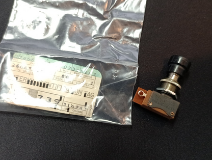 (1Pcs.) A-H&H switch push button 3/4A 125V.D.C NOS Vintage