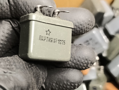 4Pcs. 2uF 160 V RUSSIAN PAPER IN OIL PIO AUDIO CAPACITORS MBGO МБГO NEW