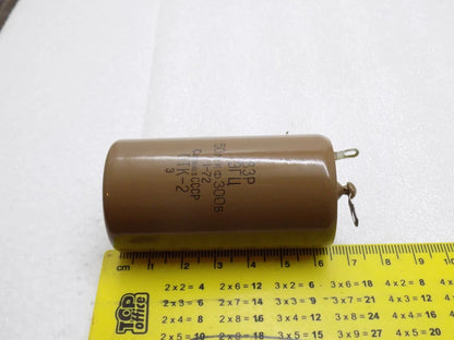2pcs  VZP ЭGC ЭGЦ 50uF 300V PAPER OIL Capacitors USSR NOS NEW PIO Soviet Radio