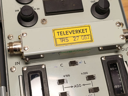 TeleverketOIB-2 TRS 27 Operting Impedence Bridge Used FROM Rogaland Radio USED