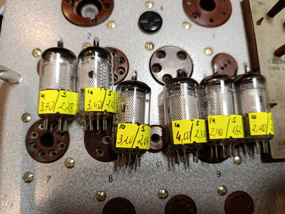 6Pcs. LOT  USED Philips EF86 6267 Mesh Plates Preamp tubes- NL - Tested L1-3