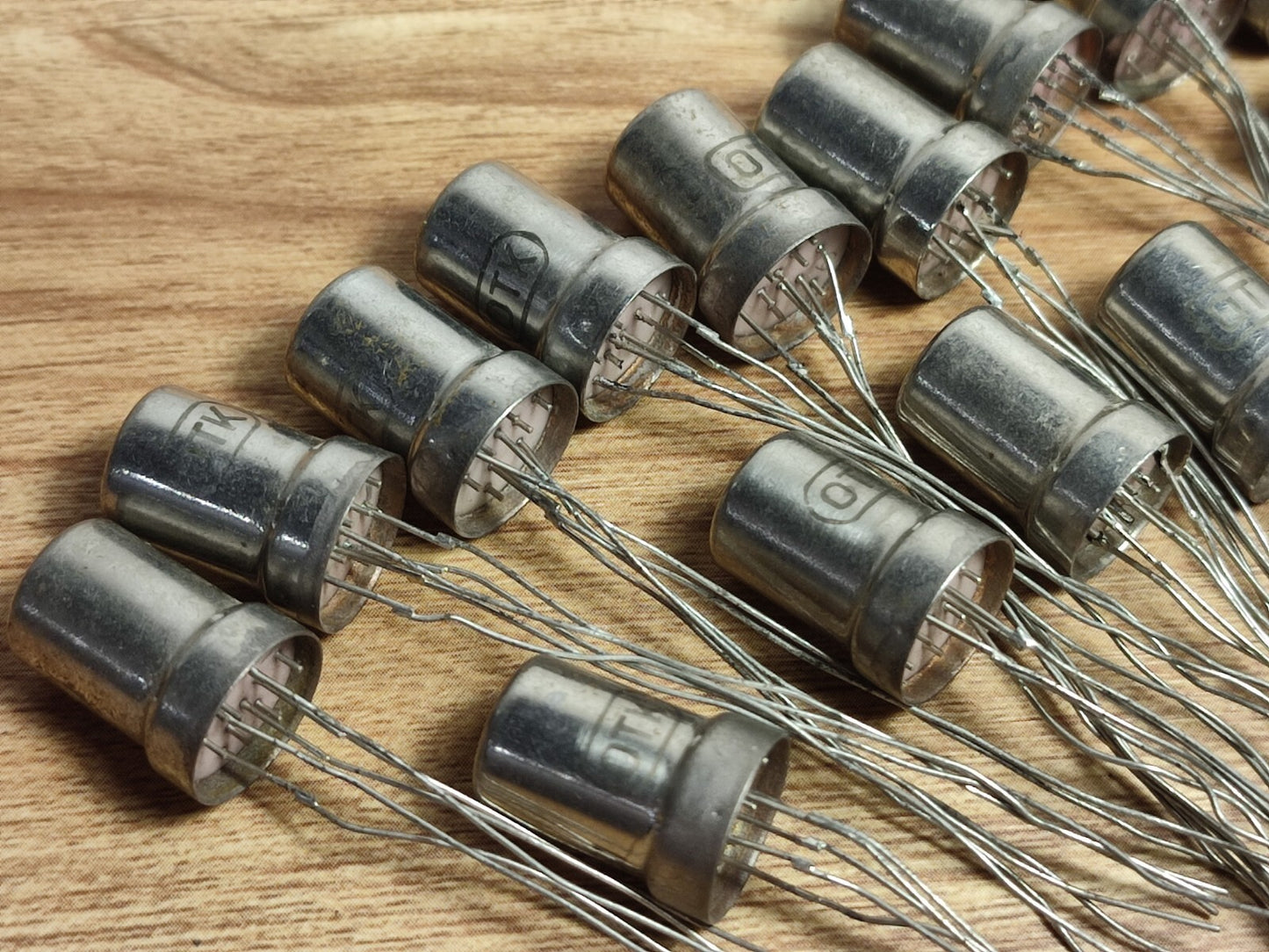NOS Russian 6S63N Metal-ceramic Low Noise triodes 2 Pcs LOT Tubes 80's Nuvistor