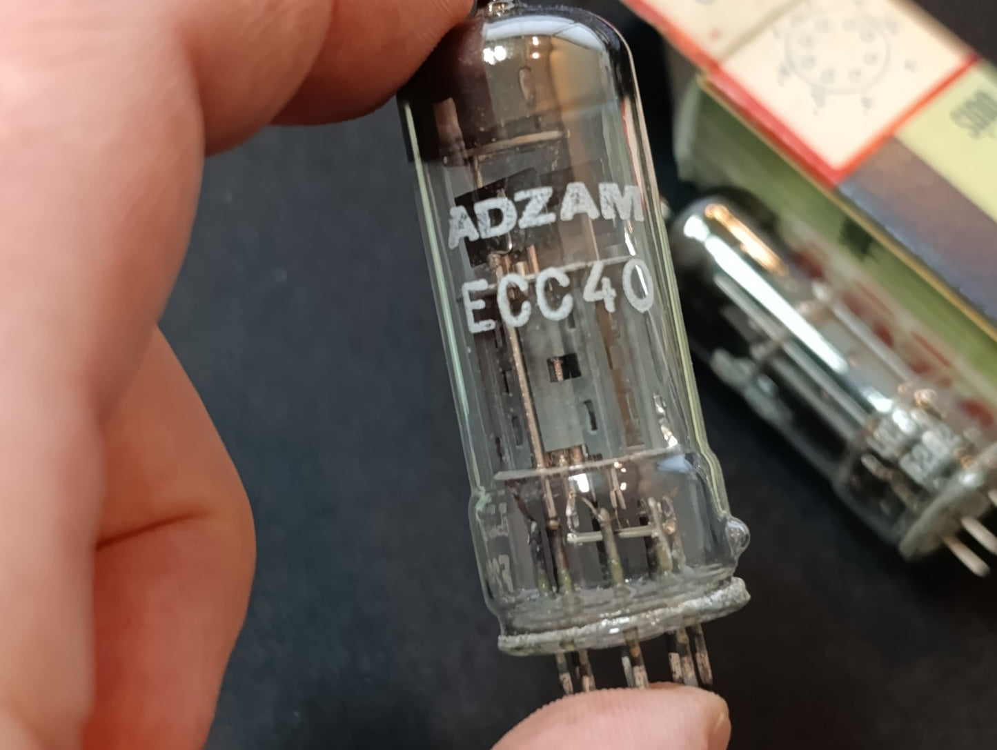 Pair Adzam ECC40 AA61 NOS NIB Double Triode Audio Tubes LC5 Same Code (2Pcs)