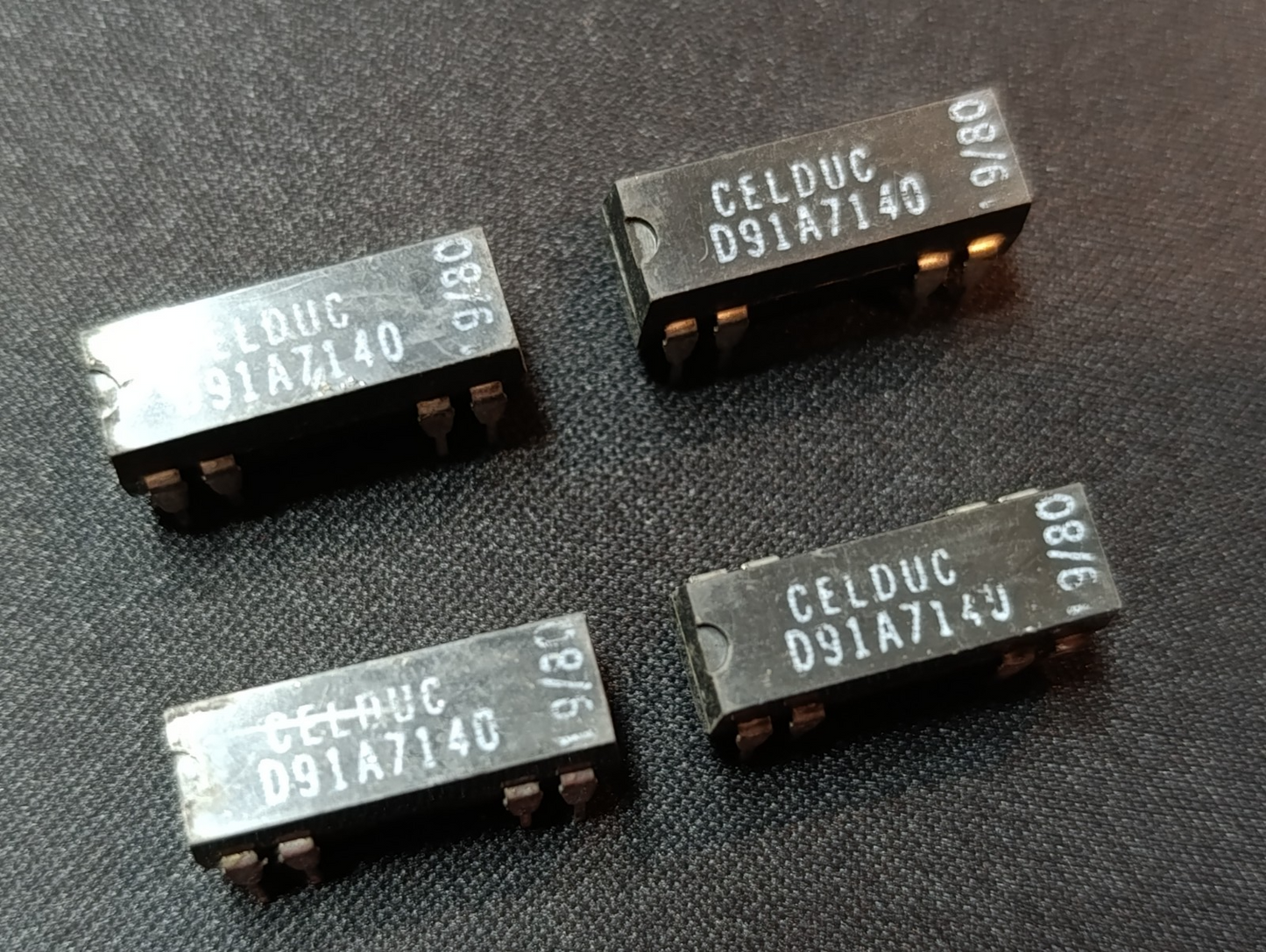 4Pcs. Celduc D91A7140 DIP REED Relay Housing Never Used NEW NOS