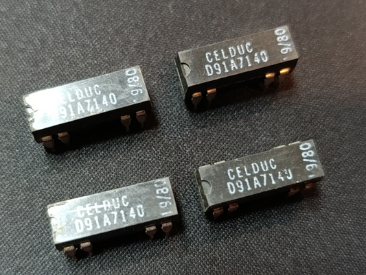 4Pcs. Celduc D91A7140 DIP REED Relay Housing Never Used NEW NOS