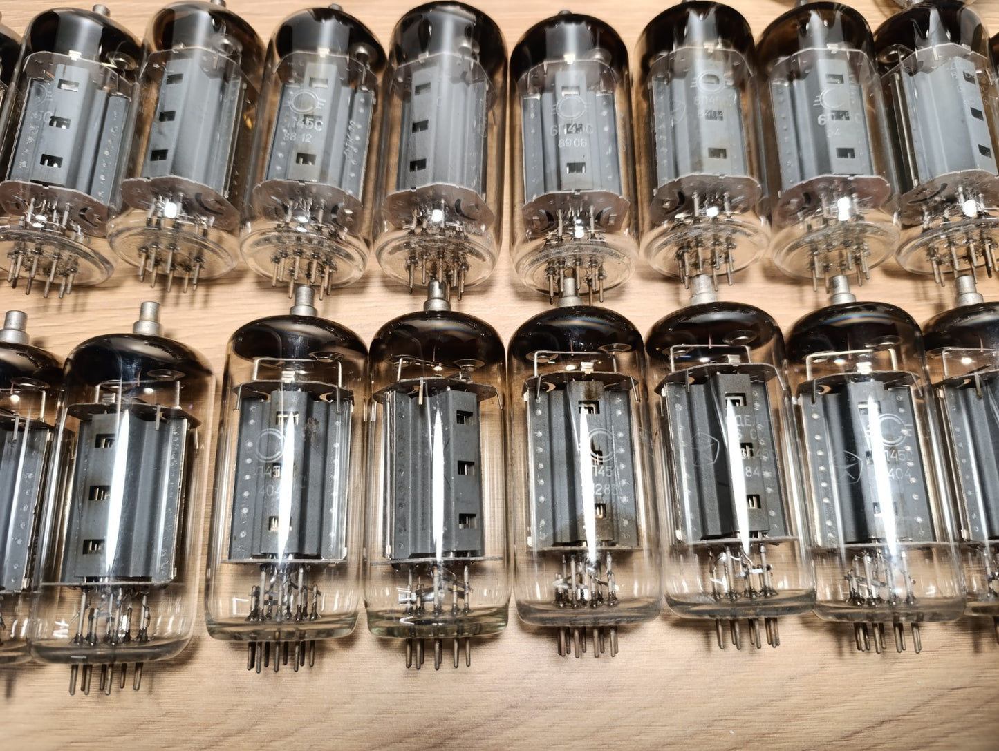 4 pcs. LOT Little Used 6P45S Svetlana tubes - NOT Matched Similar:  EL509 / 6KG6