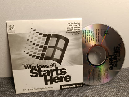 Microsoft Windows 98 Starts Here Press PC CD Rom Disc ( CD ONLY) CD 1897