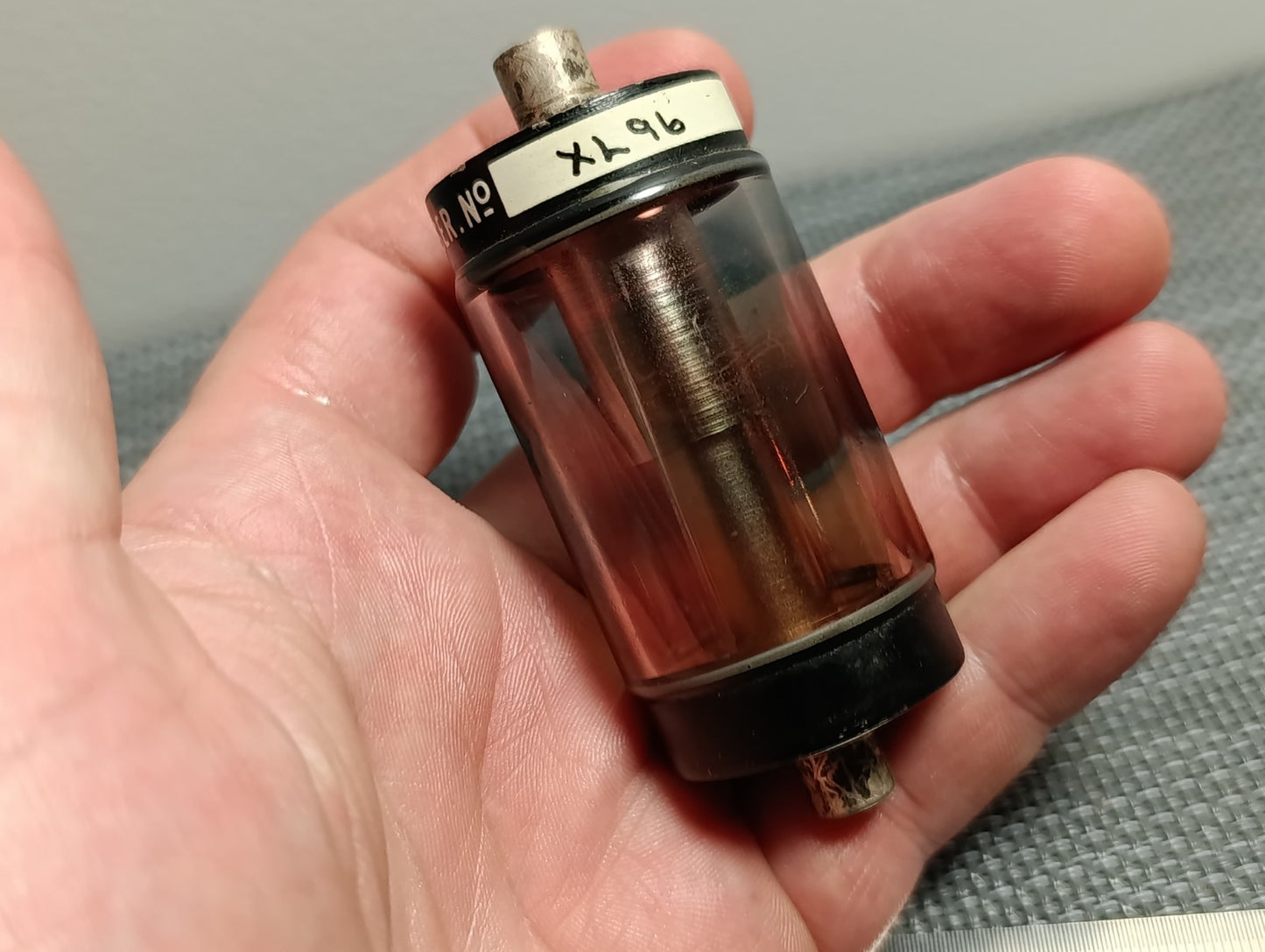 6PF 15KV 4A EEV Variable Vacuum Capacitor Used U6/15/4F English
