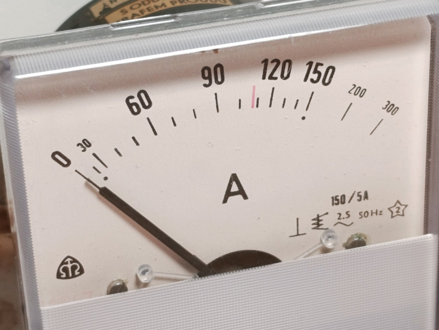 Ammeter ampere  FP 80/S 0-300A Vintage NOS NEW 1977 year