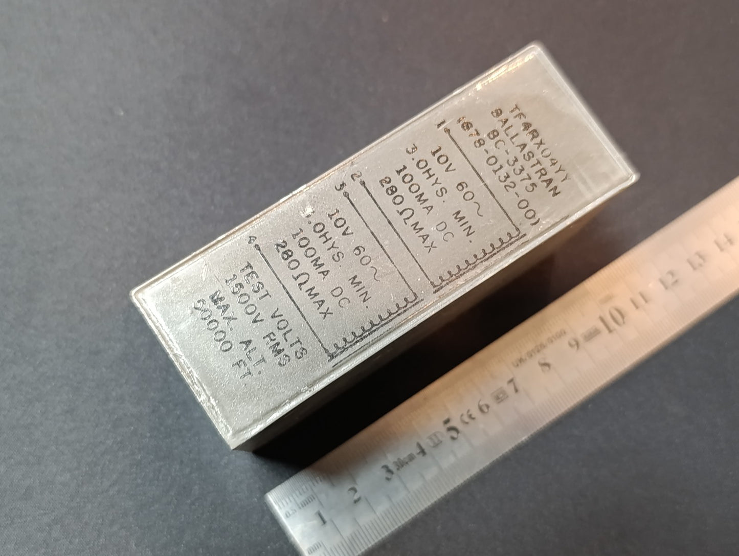 Ballastran BC - 3375 modulation transformer TF4RX04YY NOS HAM radio