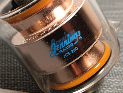1pcs. 250 pf, 7.5 KV Peak, Jennings JCS-250 Fixed Vacuum Capacitor NEW NOS