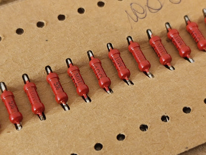 200Pcs. LOT NOS/ NEW 100 Ohm 0.5W 5% MLT resistor Russian military grade