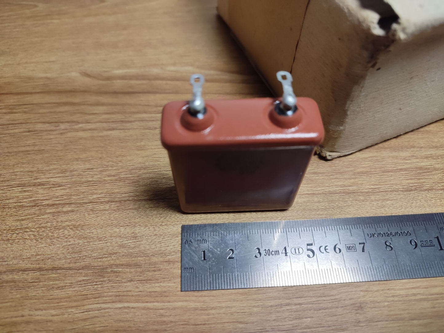 Lot of 4 pcs ( Same date) MBGO-1  10 uF 160 V Russian PIO Capacitors New NOS