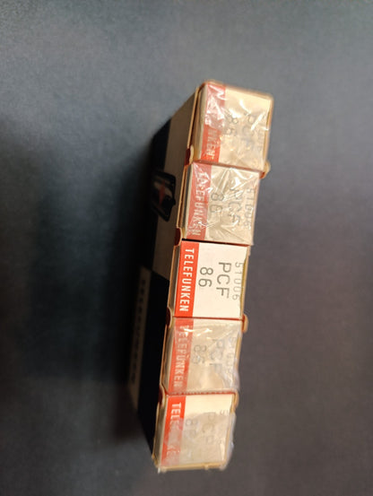 5 pieces Vintage Radio Valve PCF86 Triode-Pentode Tube Telefunken Original NOS