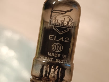 MULLARD EL42 D-GETTER Blackburn Valve Tube NOS NIB (1 Piece.)