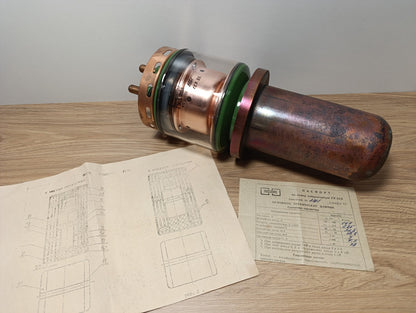 GU-22A ГУ-22A SOVIET TRANSMITTING TRIODE TUBE NOS never used tube