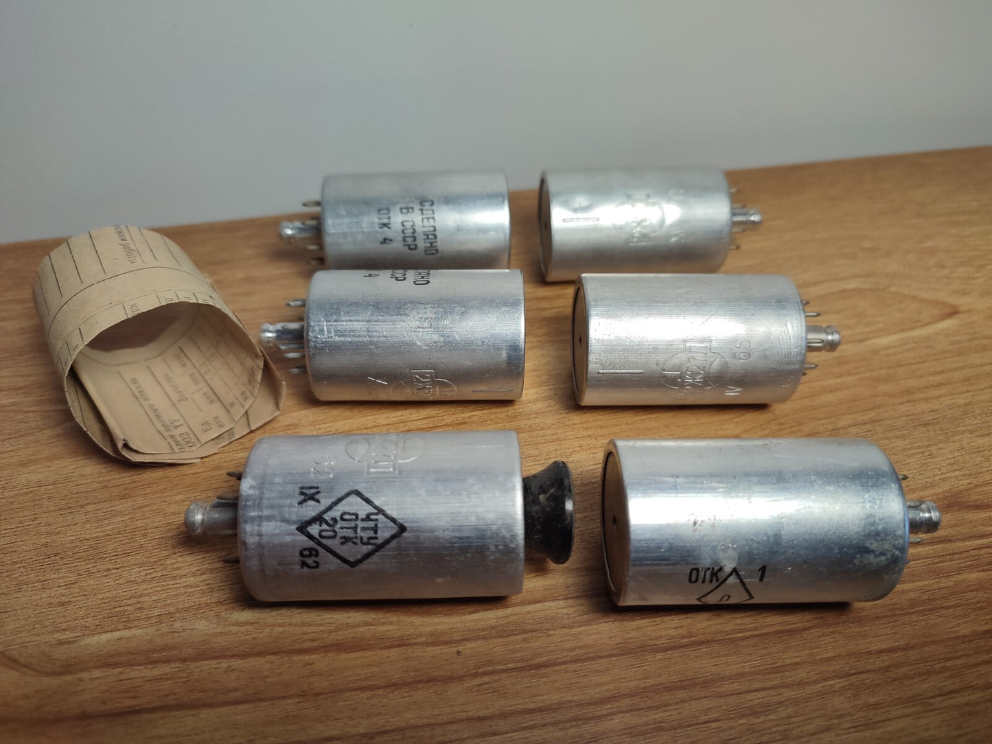 6x 2J27L (RV2, 4P700) UdSSR HF PENTODE (NEU, NOS) Röhre 2Ż27Ł 2Z27L 2SH27L 2J27L