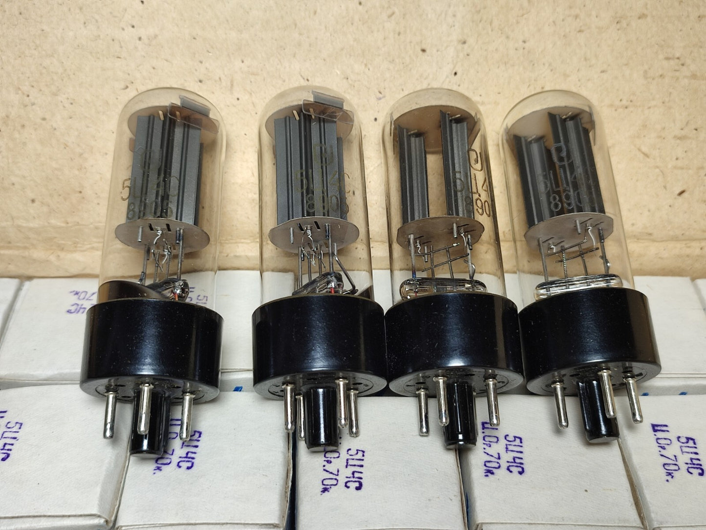5C4S = 5Z4 / CV1863 / Russian tube NOS/NIB Foton kenotron 1985-89 ( 2 pieces.)