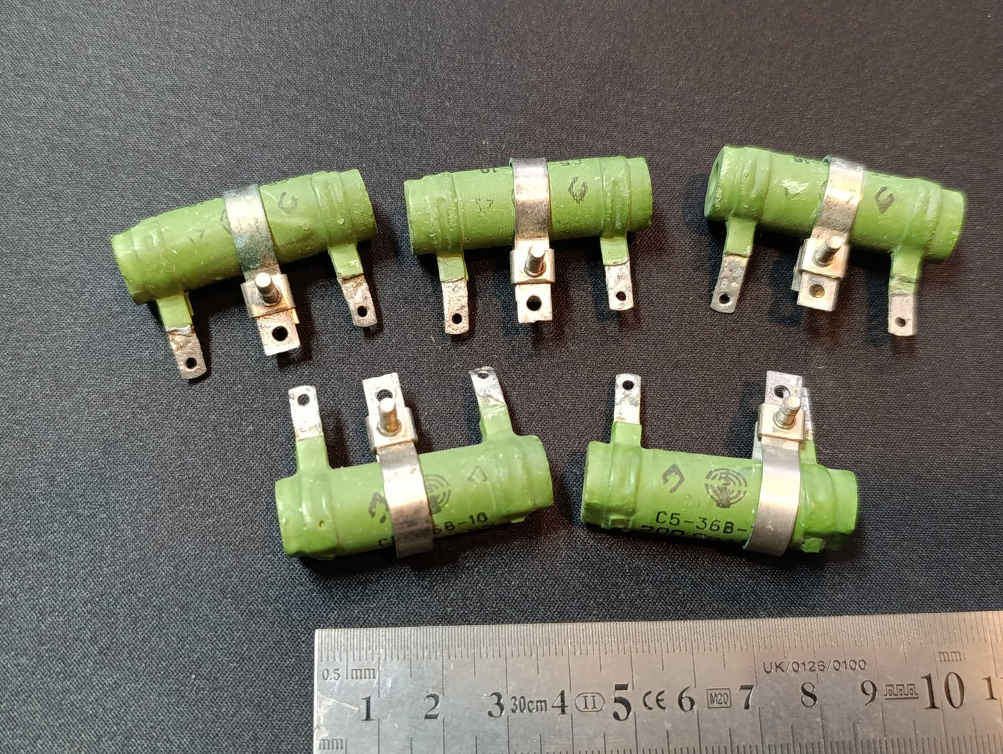 5Pcs. NOS/ NEW C5-36V 10W 200 Ohm ±10% soviet Variable Wirewound Resistor