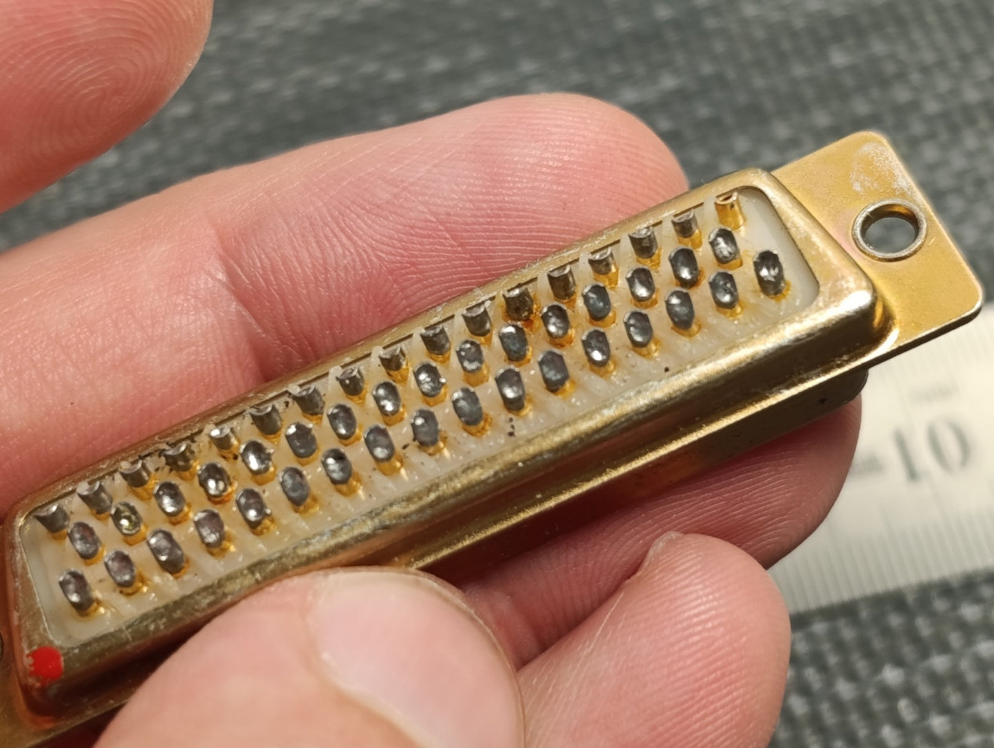 CINCH DD-50P CONNECTOR 50 Pin USA made USED d-sub