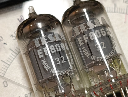 MATCHED 100% Pair TESLA EF806s  = EF86 = 6267 NOS without boxes